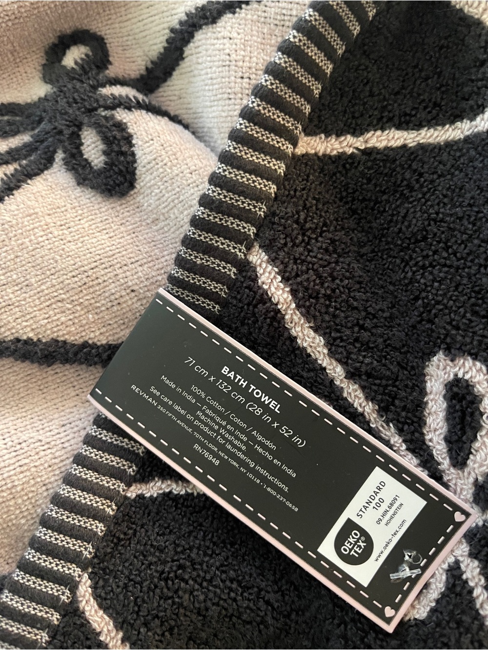 Bow Betsey Johnson Bath Towel - Picture 4 of 7